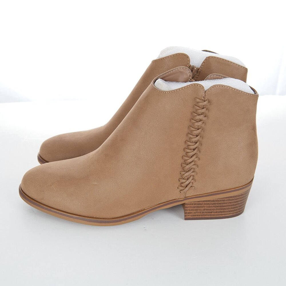MIA Stitch Fix Jaice Heeled Ankle Bootie in Taupe Women's 8.5 NWT - Picture 4 of 9